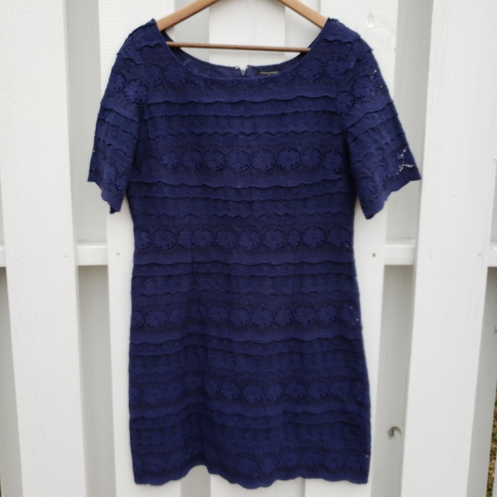 Blue Banana Republic layered eyelet dress